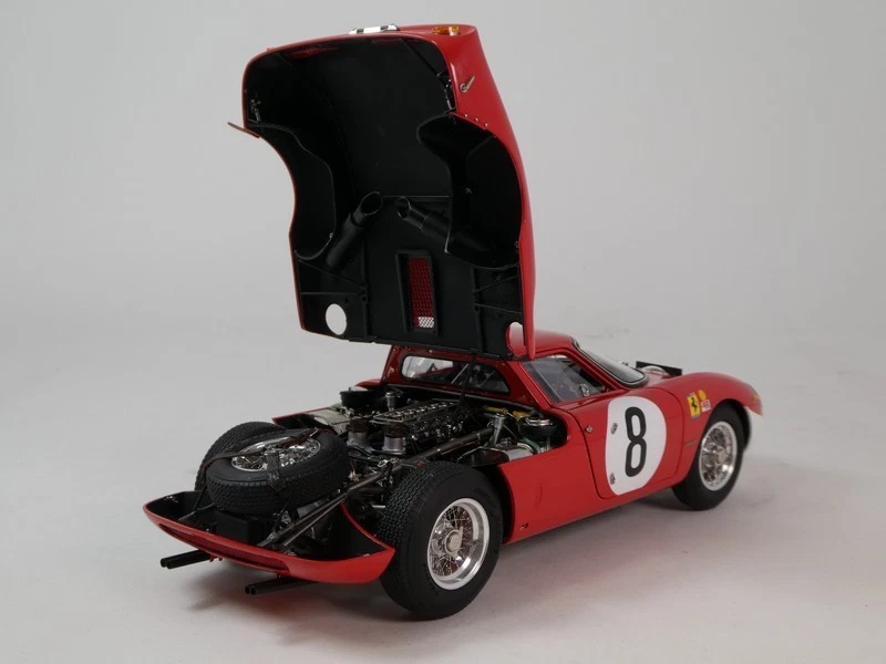 CMC Ferrari 250 LM #8 Surtees - Bandini 12h Reims 1964 1/18 M-262 - Immagine 4 di 4