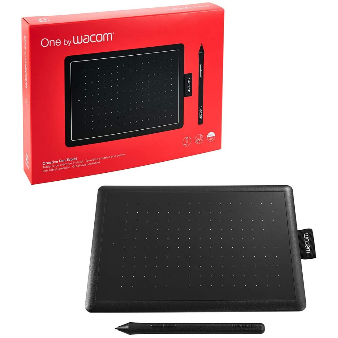 Wacom One Drawing Tablet, Small, For Windows PC and Mac - CTL472K1A