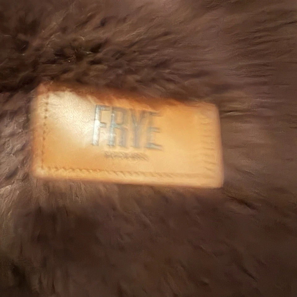 FRYE Faux Fur Large Throw Blanket 60x70" Reversible Dark Chocolate Brown Cozy - Image 2 of 4