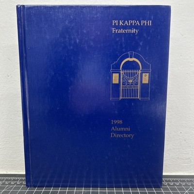 PI KAPPA PHI Fraternity 1998 Alumni Directory Book Vintage 