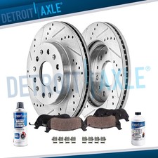 12.64'' Front Drilled Disc Rotors Brake Pads for Enclave Blazer Traverse Acadia