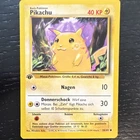 Pokemon TCG Pikachu Yellow Cheeks 58/102 Base Set 1st Edition German 40 HP