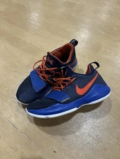 Size 12.5 - Nike PG 1 OKC AWAY - NIKEiD Id By You Custom Orange Blue Navy Rare