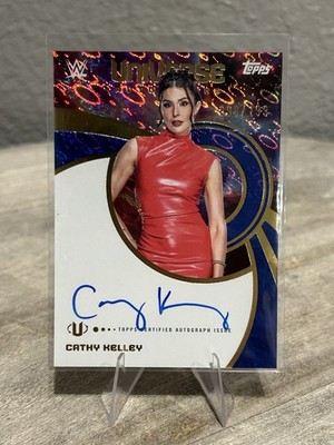 2025 Topps Universe WWE Cathy Kelley #UNA-CKE Autograph Auto Blue Pulse /199