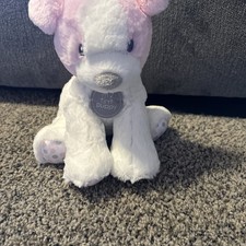 Aurora Baby My First Puppy Soft Plush Pink  White Puppy 10"