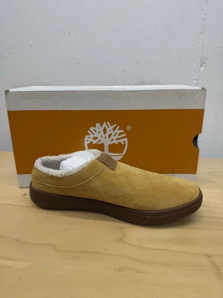 Timberland Men's Ashwood Park Slipper Comfort, Warmth Non-Slip Wheat Suede Sz 9 - Image 2 of 4