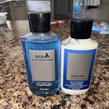 NEW Bath  Body Works Men  s Collection Ocean 24 HR Moisture Body Lotion 8oz Lot