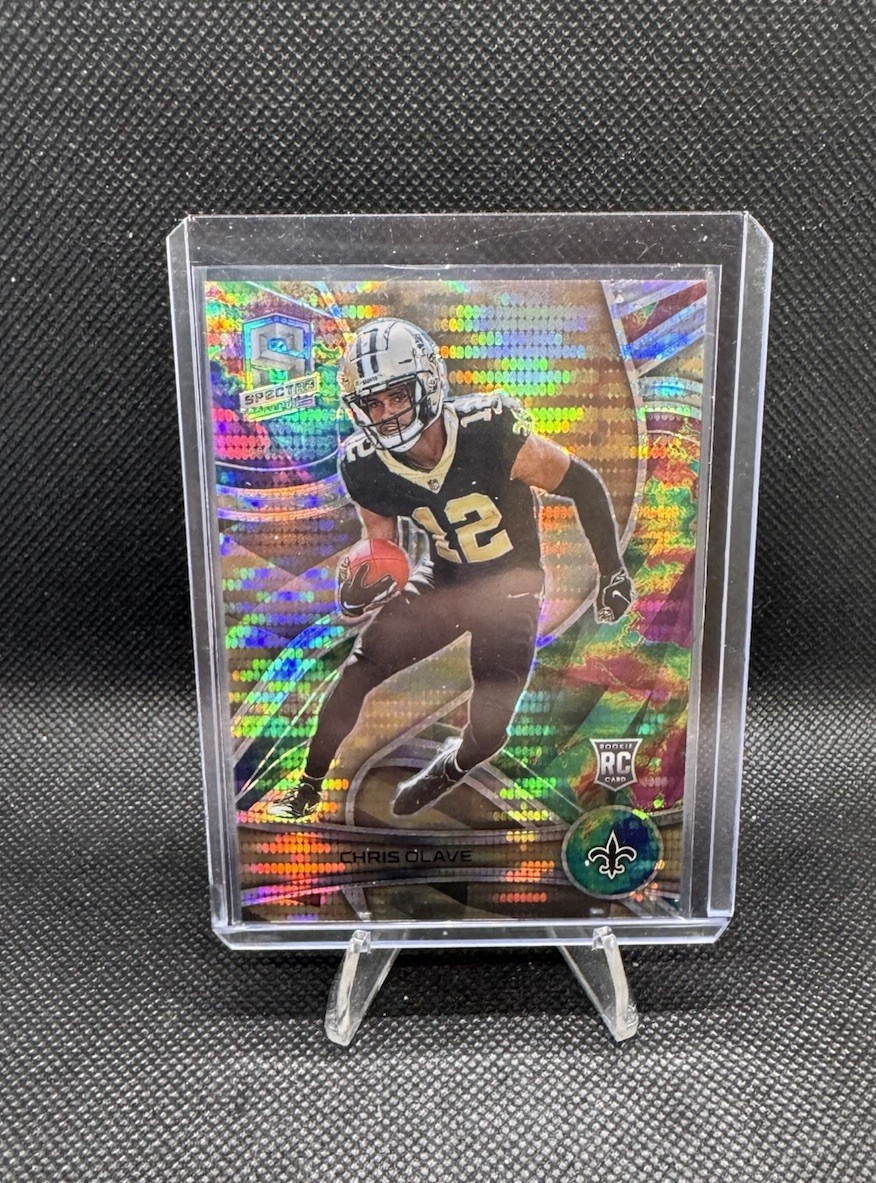 2022 Panini Spectra Rookies Celestial Prizm #/99 Chris Olave #147 Rookie RC