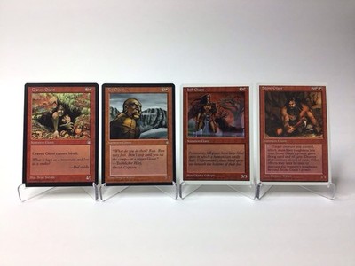 MTG Stone Giant, Hill Giant, Tor Giant & Craven Giant Magic The Gathering