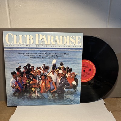 Club Paradise Movie Soundtrack Vinyl Record LP Columbia EX/EX