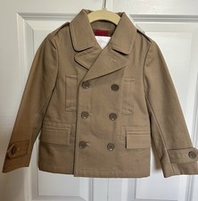 Burberry Children  s Unisex Cotton Peacoat Size 3-4