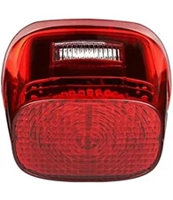 Eagle Lights Red Flashing Strobe LED Tail Brake Light for Harley W/Plate Window