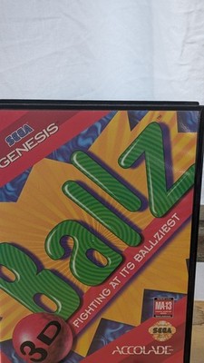 Ballz Sega Genesis 1994 Rare 3D Fighting Game Complete 