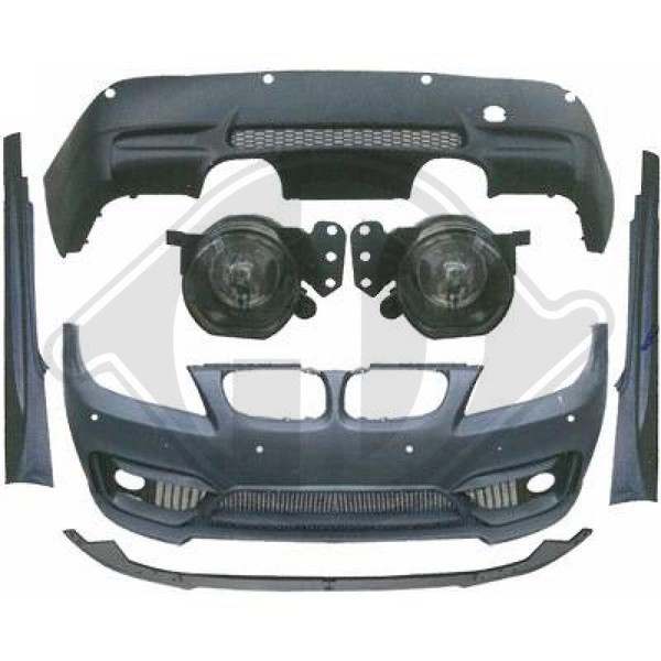 1216356 StoßStange Beidseitig Verwendbar Hinten FüR BMW 3 Coupe (E92)-image