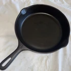 RESTORED Unmarked Wagner #8 Cast Iron Frying Pan Skillet 10.5” SEASONED