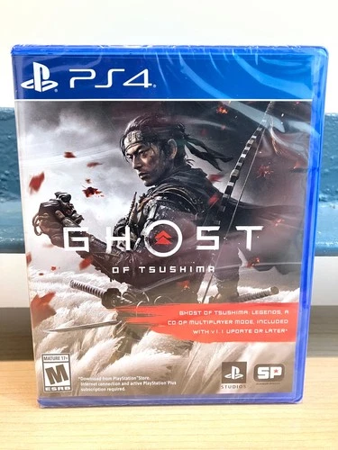 Ghost of Tsushima New & Sealed - Ships in a Box - Sony PlayStation 4 PS4
