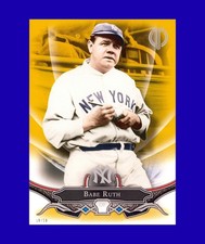 Babe Ruth 2016 Topps Tribute 5x7 GOLD #25 - #'d 03/10 - New York Yankees - Mint