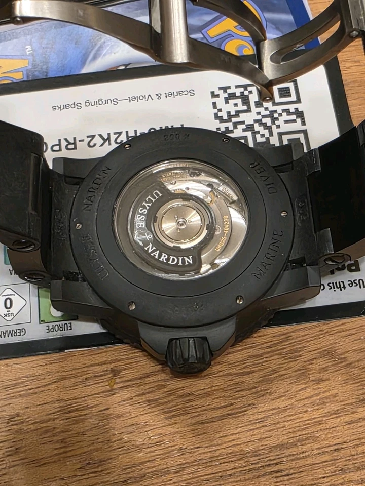 Ulysse Nardin Black Sea Maxi Marine Diver 263-38LE - Edición Limitada - Caja y Libro Foto 4 de 4