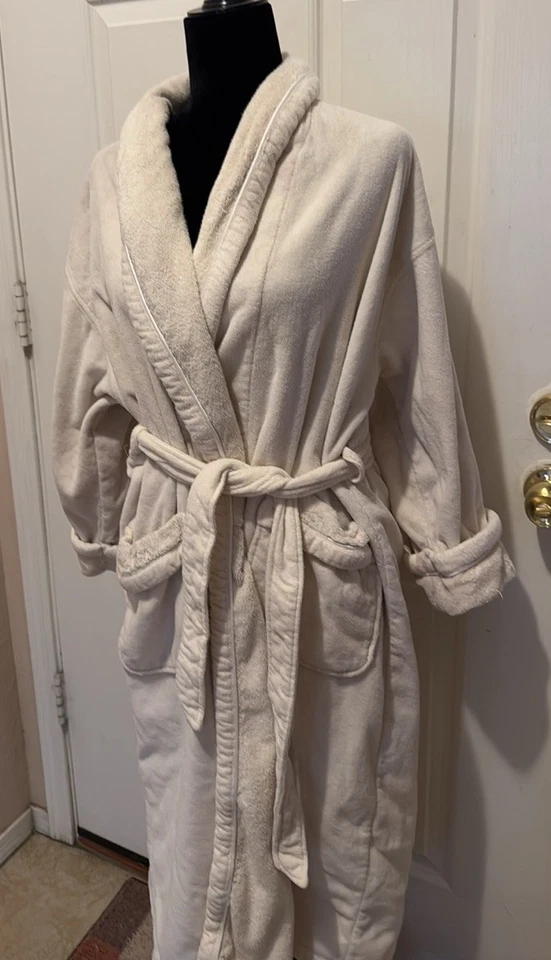 Nautica Terry Robe 22” P2P 45” Length Few Small Stains See Pic Ladies XS - Image 2 of 4