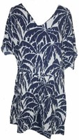 Sommerkleid Kleid Watercult Blau Weiss Motiv Gr. M 38 Neu