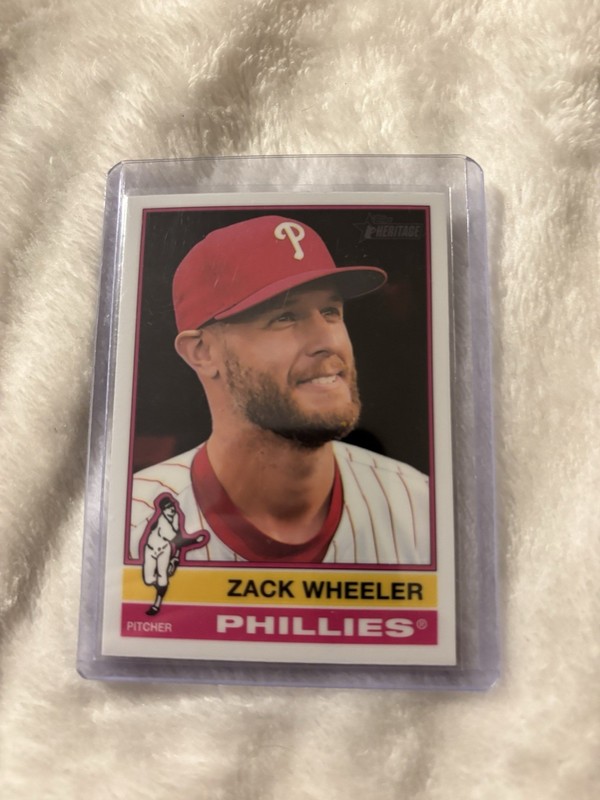 2025 Topps Heritage - Zack Wheeler #65 Chrome