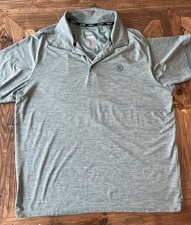 Hurley Men's XL Performance Polo - Blue Heathered - Dri-Fit Stretch Golf Shirt