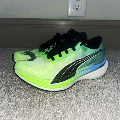 Puma Deviate Nitro Elite 2 Fizzy Lime Royal Sapphire Women s Size 5.5 NEW