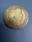 1909-D Barber Head QUARTER Dollar Minted In New Orleans 90% Silver
