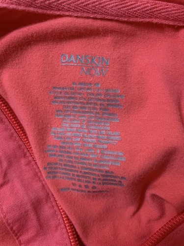 Danskin Now Coral 1/4 Cremallera Ajustada Pullover Sudadera con Capucha Agujeros para el Pulgar 2XL - Imagen 4 de 5