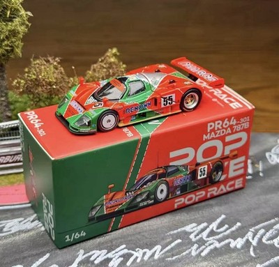 1:64 Pop Race Mazda 787B 1991 24h Le Mans Diecast Modellauto