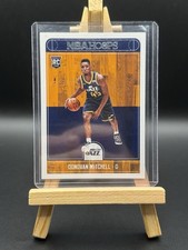 2017-18 Panini NBA Hoops Donovan Mitchell Rookie #263 Utah Jazz Basketball Card. rookie card picture