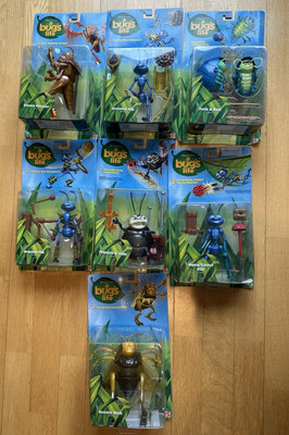 A Bug's Life Disney Pixar Figuren x 7 Konvolut Mattel 6 Inch 1998 Sammlerstück Neu