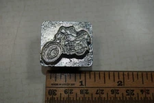 Vintage Rare Leather Carving Tool Stamp Craftool Co. USA 8352 Street Motorcycle