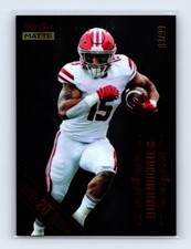 2021 Wild Card Matte #MBC-66 Elijah Mitchell Red #/99