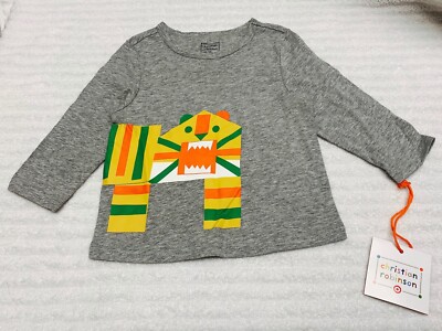 Toddler Tiger Print Long Sleeve T-Shirt by Christian Robinson