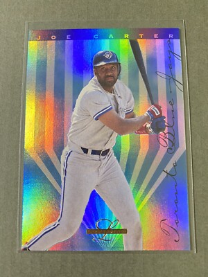 PRISM FOIL 1995 Leaf Limited #31 Joe Carter Baseball Card