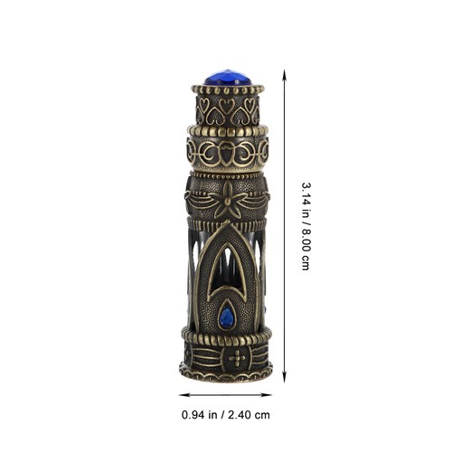 1PZ Delicata Bottiglia Profumo Medio Oriente Dubai Bottiglia Vuota Conservazione Profumo Bottiglia - Foto 12 di 12