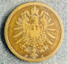 2 Pfennig 1874 F Deutsches Reich Wilhelm I KM#2 K250924/0E