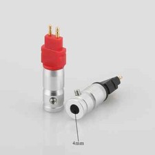 2pcs Gold Plated Headphone Cable Pins Adapter for HD580 HD600 HD650 HD660S