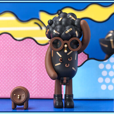 POP MART x MODOLI Yummy! - Choco Man! mini figure dessert bird pixelated