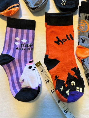 Halloween toddler socks novelty Toddler Child 3-4T 7 pairs NWOT #122 - Picture 2 of 2