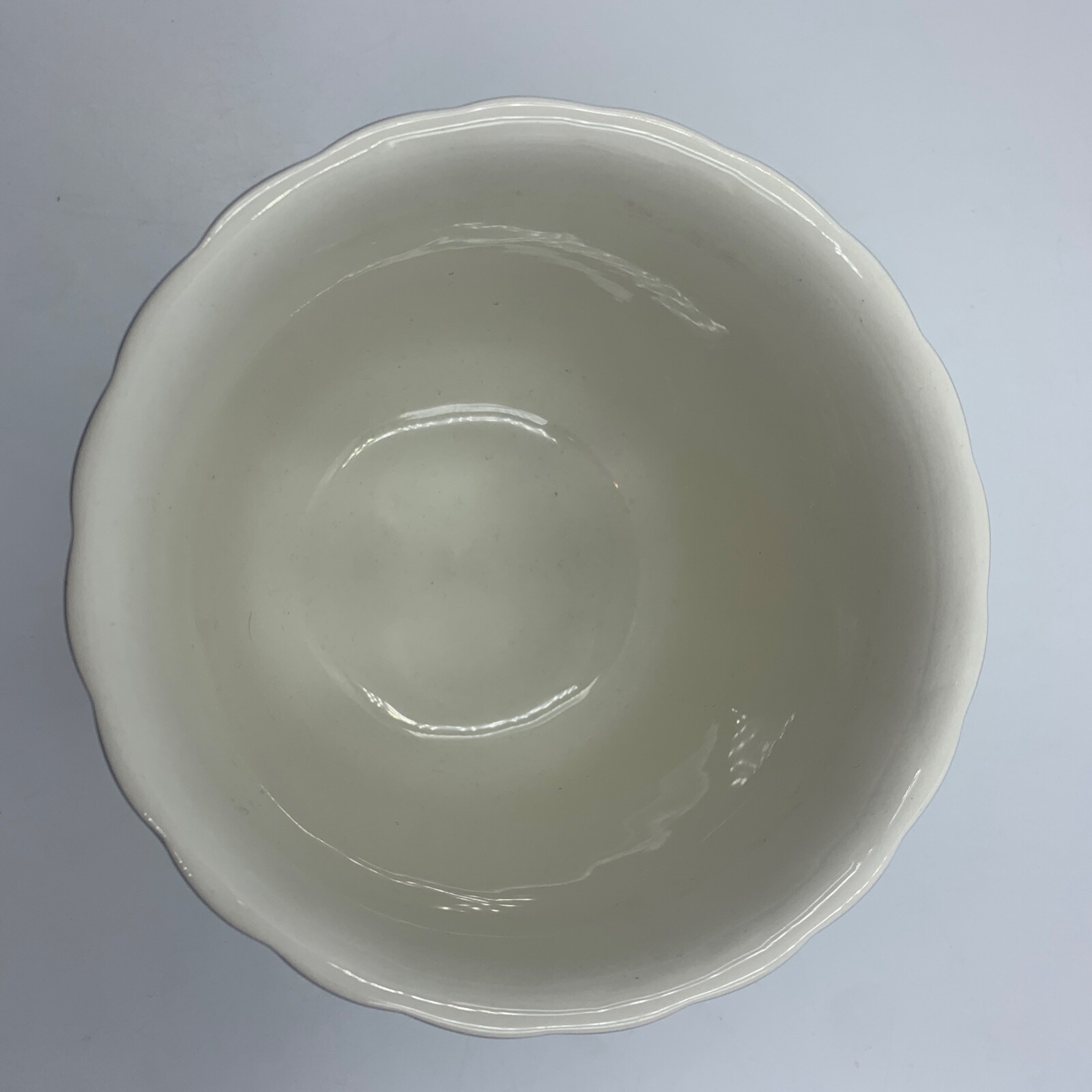 Vintage M&S St Michaels Ceramic Indoor Plant Pot "Blue Flowers" Marks