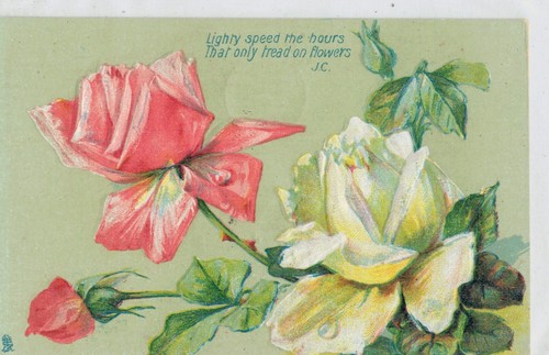 Postkarte Gruß Floral- Klein Format - Reiste - Bild 1 von 2