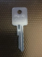 B44 E   BLUE Anodized Key Blank For GM Buick Cadillac Chevy GMC           [KB3]