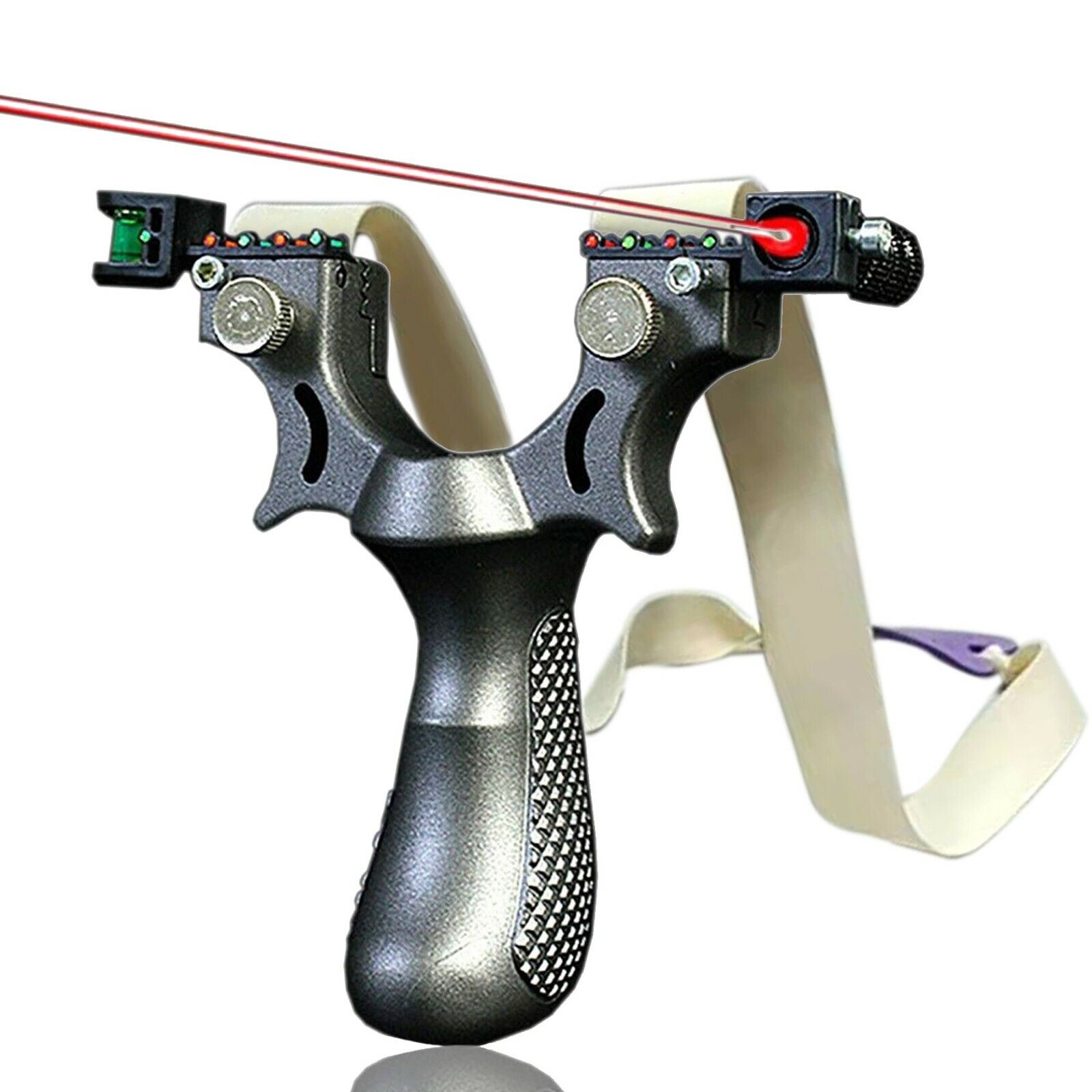 Hunting Professional Catapult Laser Slingshot With Rubber Aim