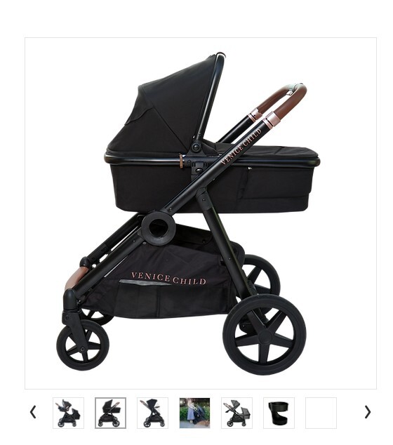 Venice Child stroller with barely used bassinet and brand new seat