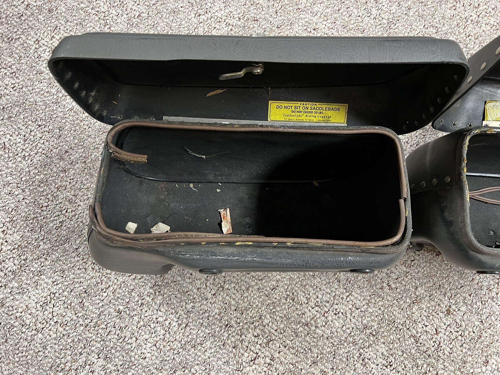 Honda Valkyrie LeatherLyke Saddlebags eBay