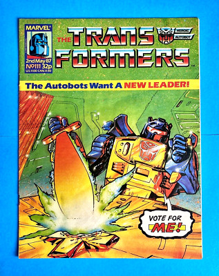 TRANSFORMERS #111 (VOL 1)  MARVEL UK COMIC  2nd MAY 1987  VG  1ST PRINT
