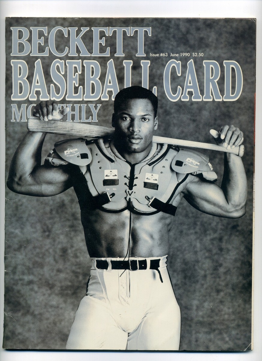 Beckett Baseball Magazine #63 June 1990 Bo Jackson Cover