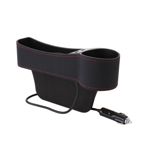 with USB Chargers Car Seat Slit Gap Pocket Between Car Seat Catcher - 第 13/16 張圖片